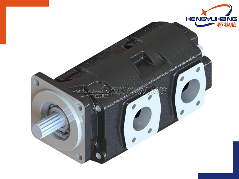 Cast iron External Gear Pump,Group 6PTF multi-pump combination(20~250cm³/rev.)