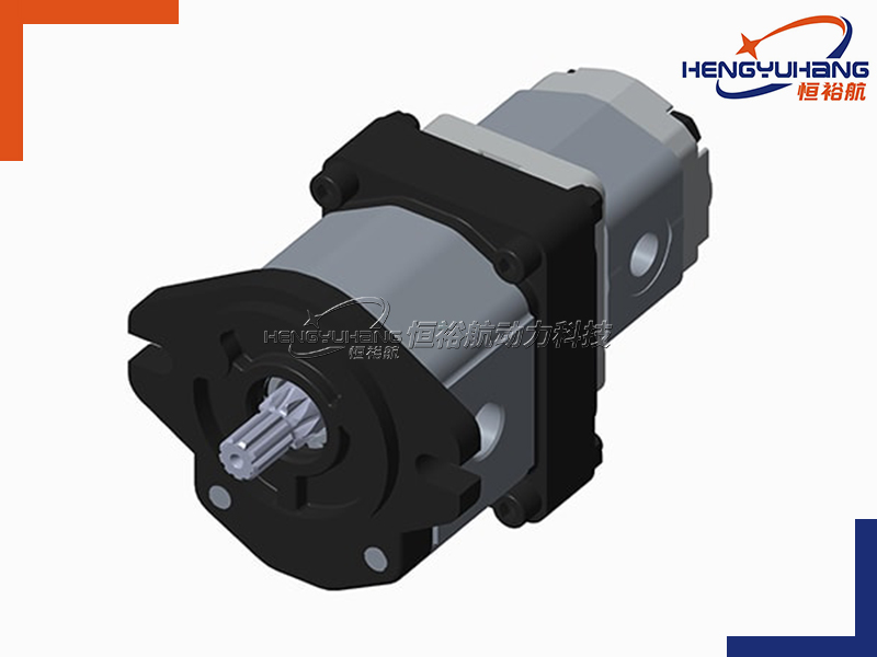 Tandem Gear Pump, Group 2PDF + Group 1PUF (0.8~30cm³/rev.)