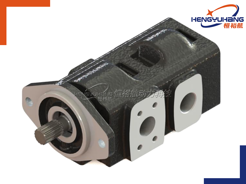 Cast iron External Gear Pump, Group 4PTF multi-pump combination (8~92cm³/rev.)