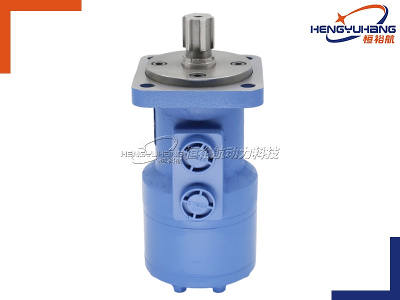 HENGYUHANG shaft distribution hydraulic motor BM3 4-hole square(100~395cm³/rev)