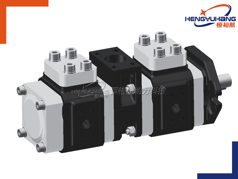 Internal meshing Gear Pump, Group 2PHF+2PHF(4.2~25.2cm³/rev.)