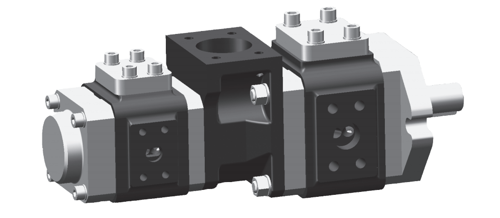 Internal meshing Gear Pump, Group 4PHF+3PHF(65.3~100.5cm³/rev.)