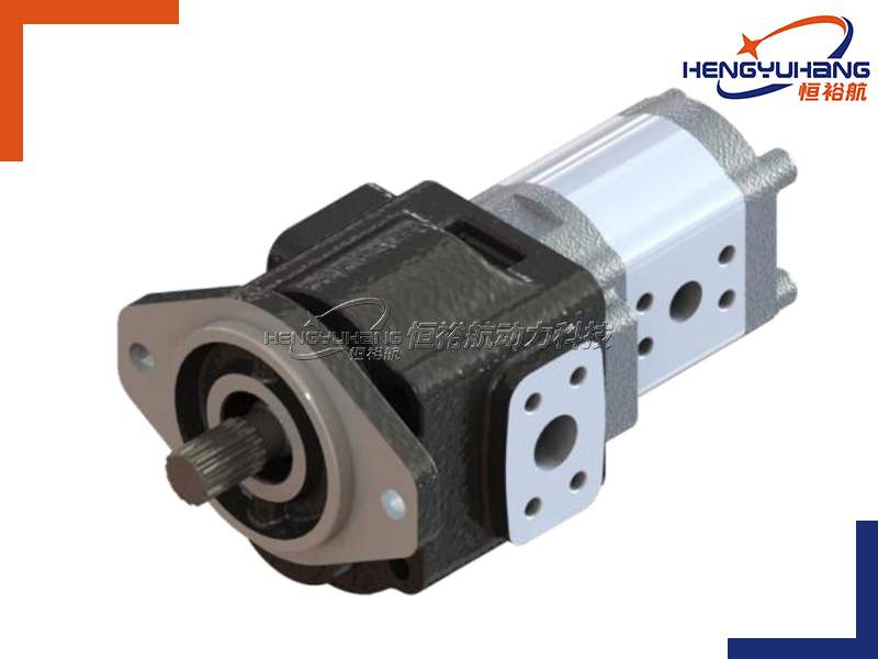 Cast iron External Gear Pump, Group 2PTF multi-pump combination(3~30cm³/rev.)