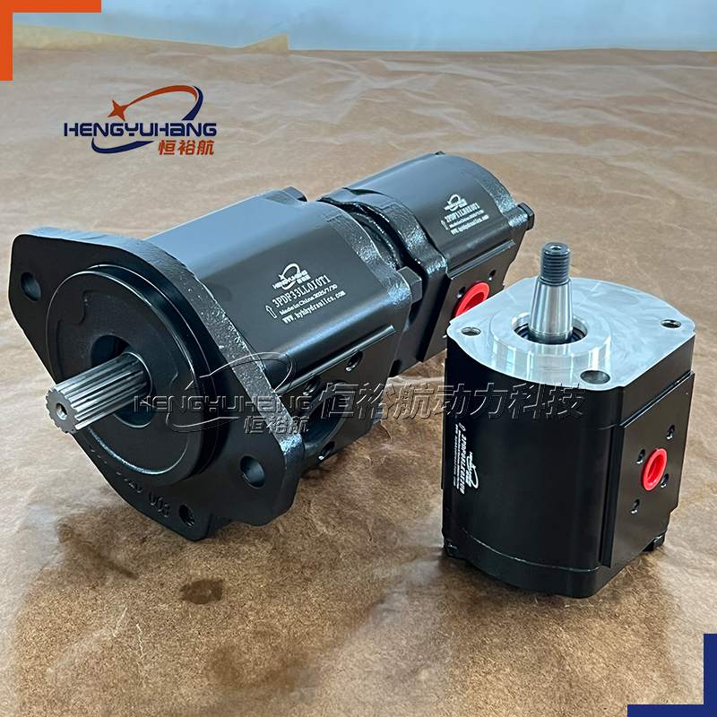 HENGYUHANG 3PDF Oil Pumps Are Customized to Replace DAN FOSS Hydraulic Pumps SNW3NN/033LN07SLNNA4A3+SNP2/011 Hydraulic Gear Pump