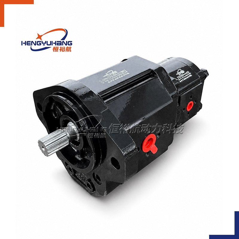 Tandem Hydraulic Gear Pump 3PD2F+2PDF SAE B 2-Bolt Series
