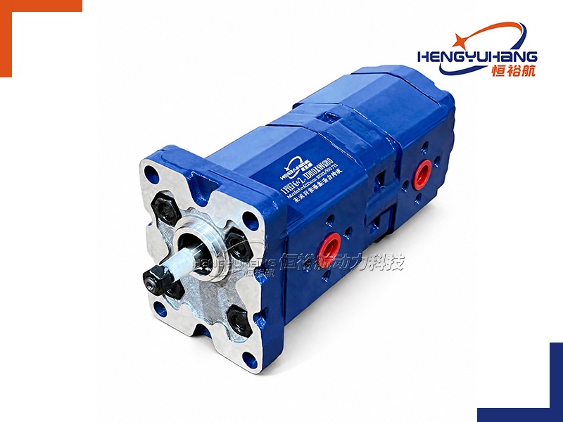 Tandem Mini Hydraulic Gear Pump 1PU1F+1PUF