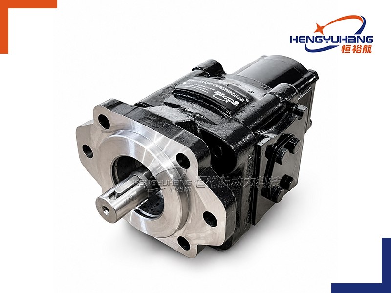 Tandem Cast Iron Hydraulic Gear Pump 3PT2F+2PDF SAE B 2/4-Bolt
