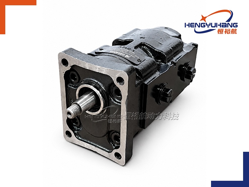 Tandem Cast Iron Hydraulic Gear Pump 2PT2F+2PTF 4 Bolt Rectangular