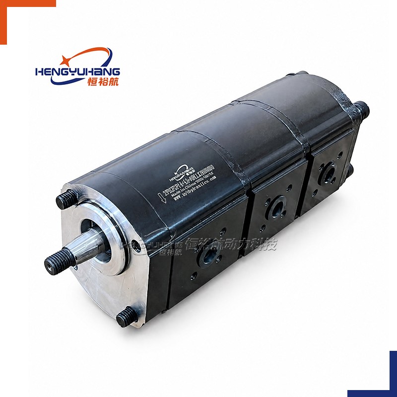 Tandem Hydraulic Gear Pump 2PD2F+2PDF European Diamond Flange Series