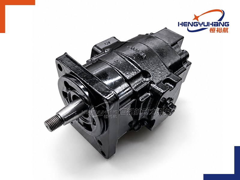 Tandem Cast Iron Hydraulic Gear Pump 2PT2F+2PDF 4 Bolt Rectangular