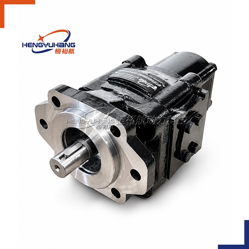 Tandem Cast Iron Hydraulic Gear Pump 3PT2F+2PDF SAE B 2/4-Bolt
