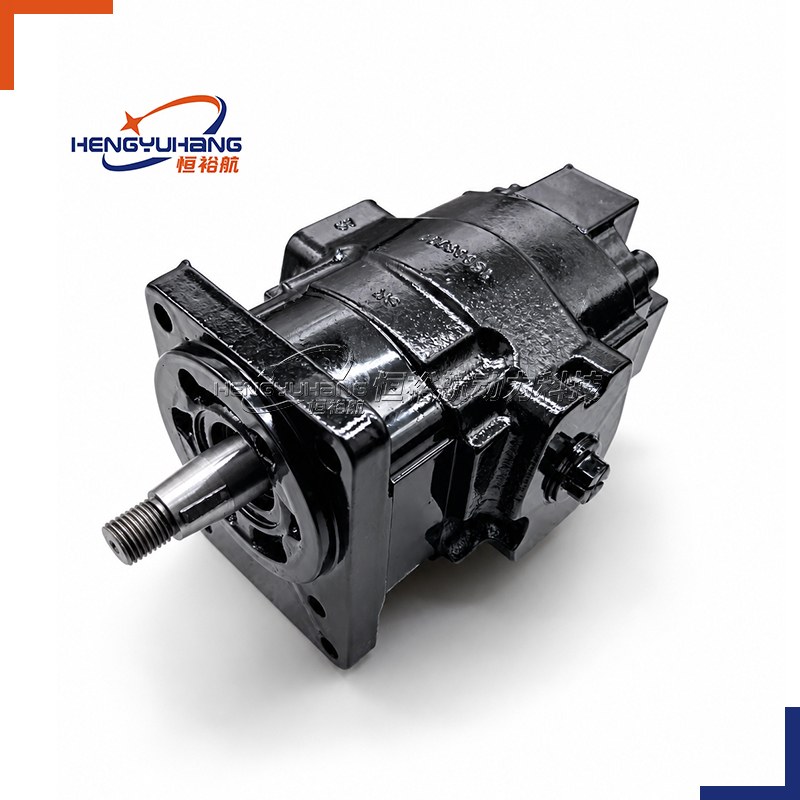 Tandem Cast Iron Hydraulic Gear Pump 2PT2F+2PDF 4 Bolt Rectangular