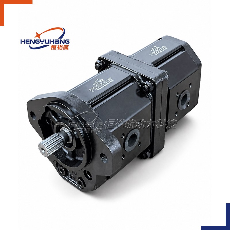 Tandem Hydraulic Gear Pump 3PD3F+3PDF SAE B 2-Bolt
