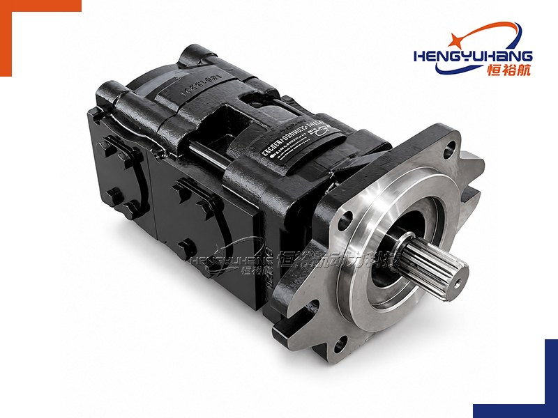Tandem Cast Iron Hydraulic Gear Pump 6PT6F+6PTF SAE C 2/4-Bolt Series