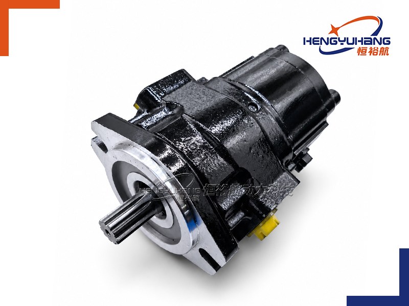 Tandem Cast Iron Hydraulic Gear Pump 2PT2F+2PDF SAE A 2-Bolt 