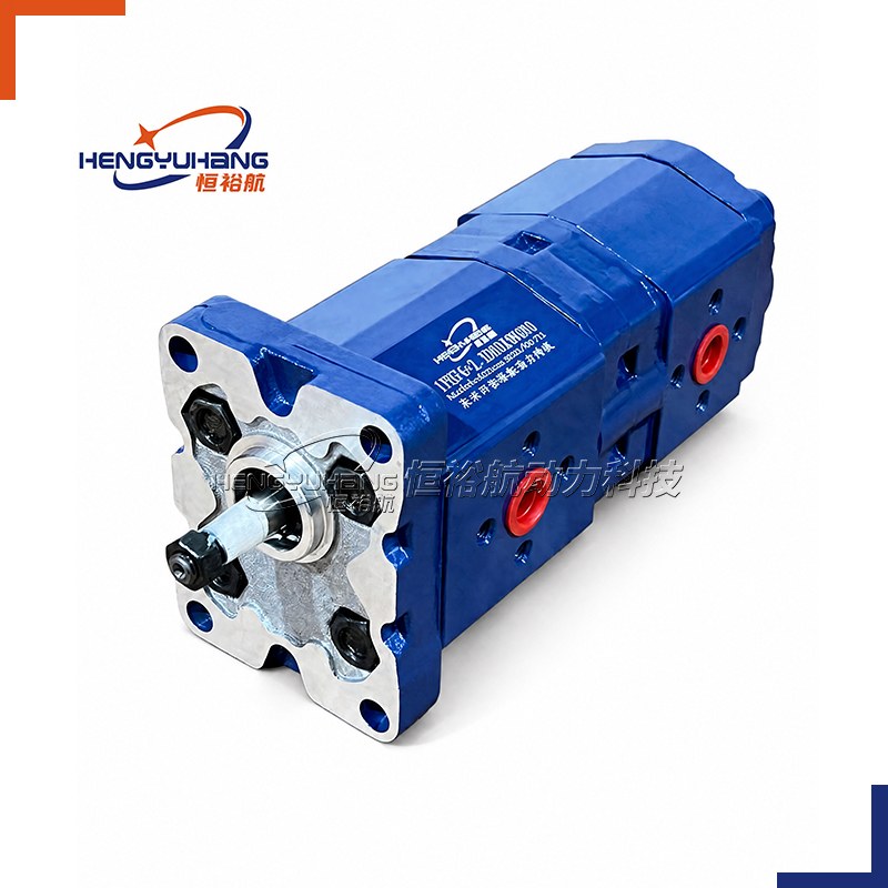 Tandem Mini Hydraulic Gear Pump 1PUF+1PUF