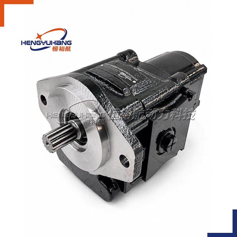 Tandem Cast Iron Hydraulic Gear Pump 3PT2F+2PDF SAE B 2-Bolt