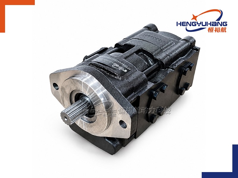 Tandem Cast Iron Hydraulic Gear Pump 3PT3F+3PTF SAE B 2-Bolt